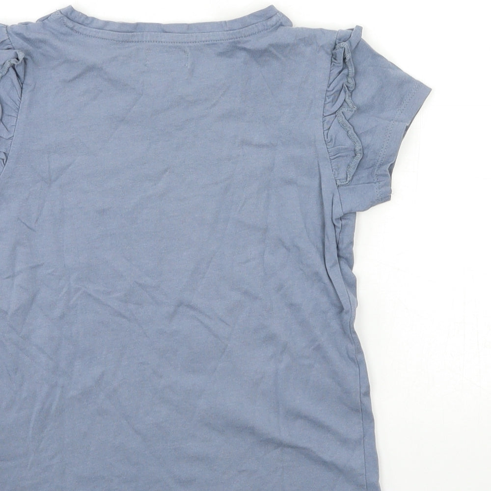 LILY&DAN Boys Grey   Basic T-Shirt Size 7-8 Years