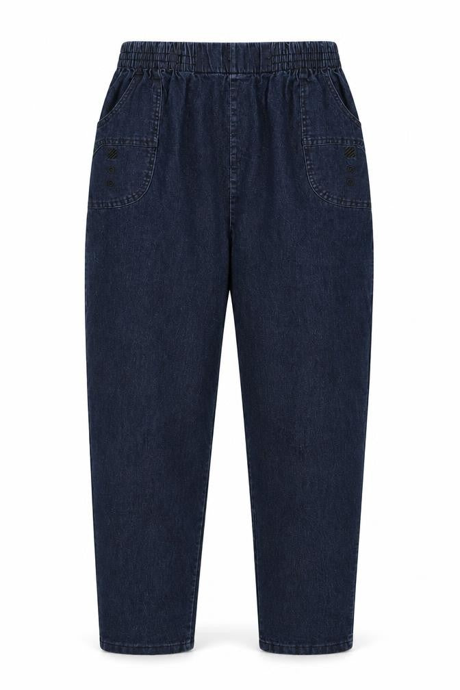 Preworn Womens Blue  Denim Straight Jeans Size 32 in L26 in