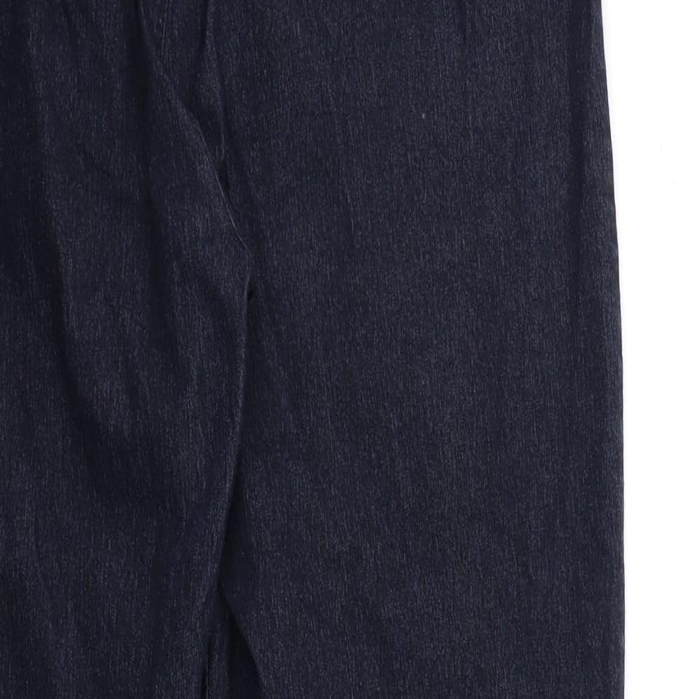 Preworn Womens Blue  Denim Straight Jeans Size 32 in L26 in