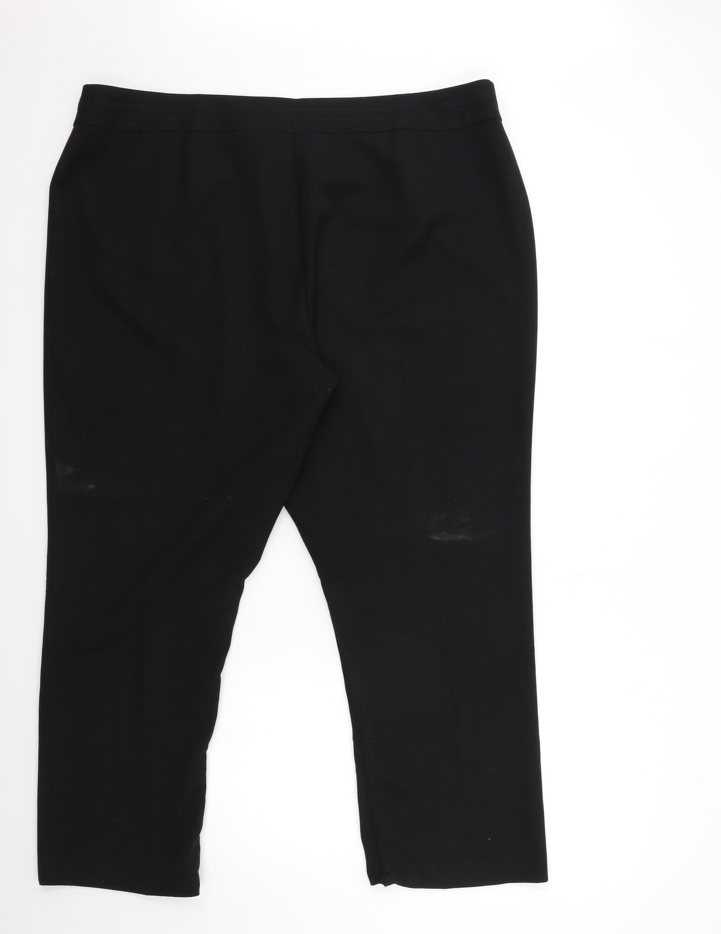 Preworn Womens Black   Trousers  Size 42 in L27 in