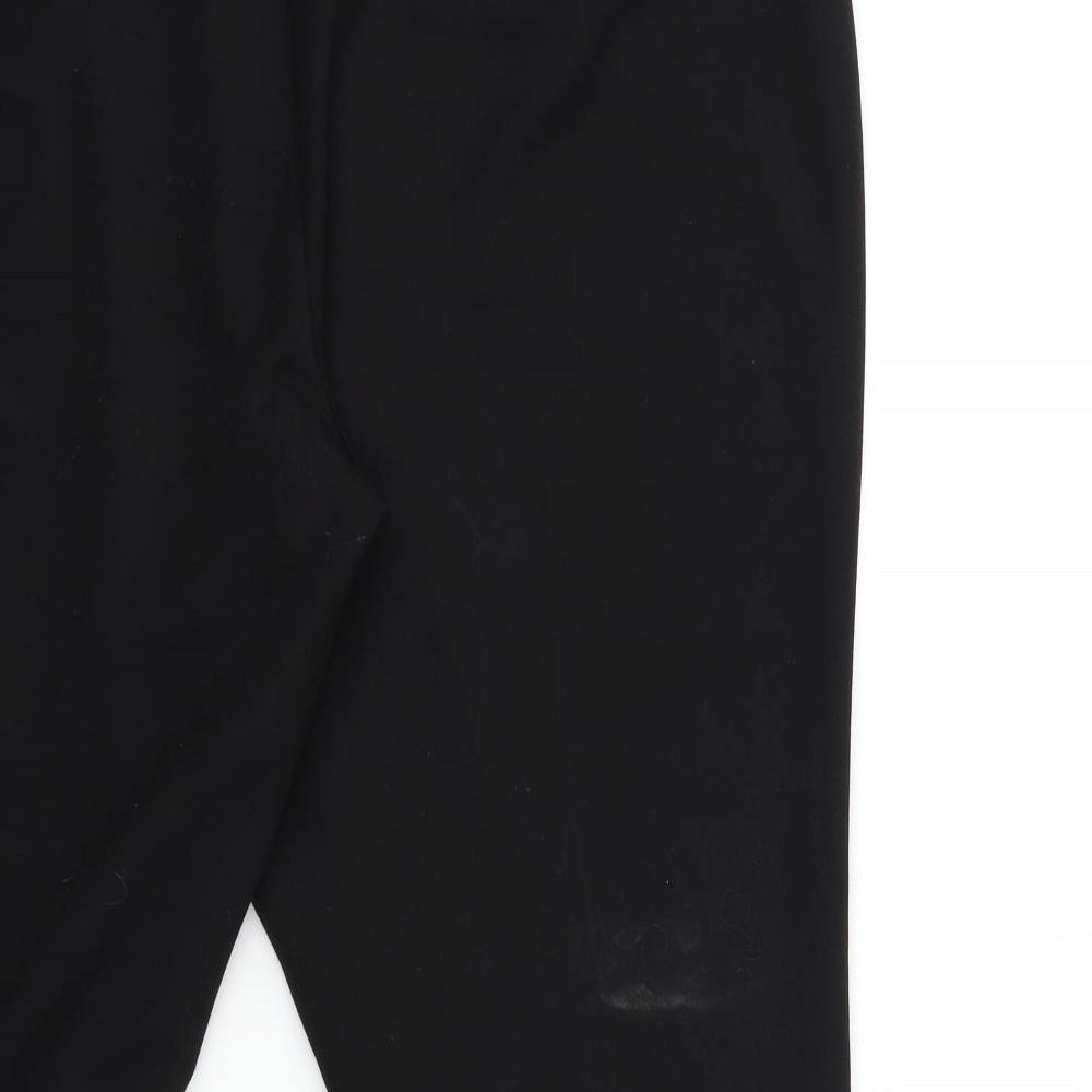 Preworn Womens Black   Trousers  Size 42 in L27 in
