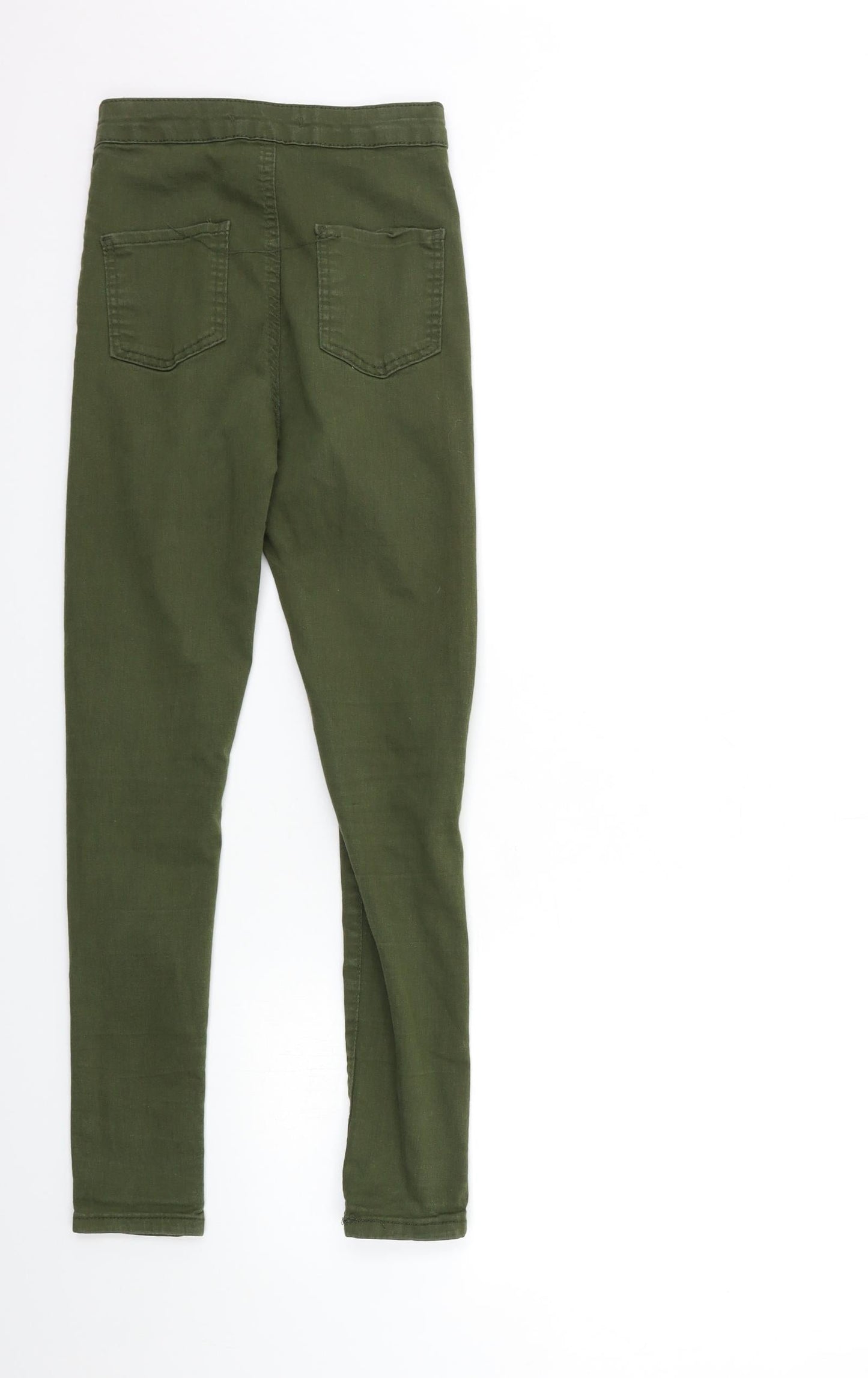 Portobello Womens Green  Denim Skinny Jeans Size 6 L26 in