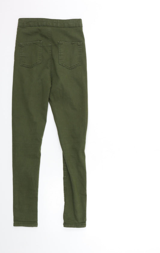 Portobello Womens Green  Denim Skinny Jeans Size 6 L26 in