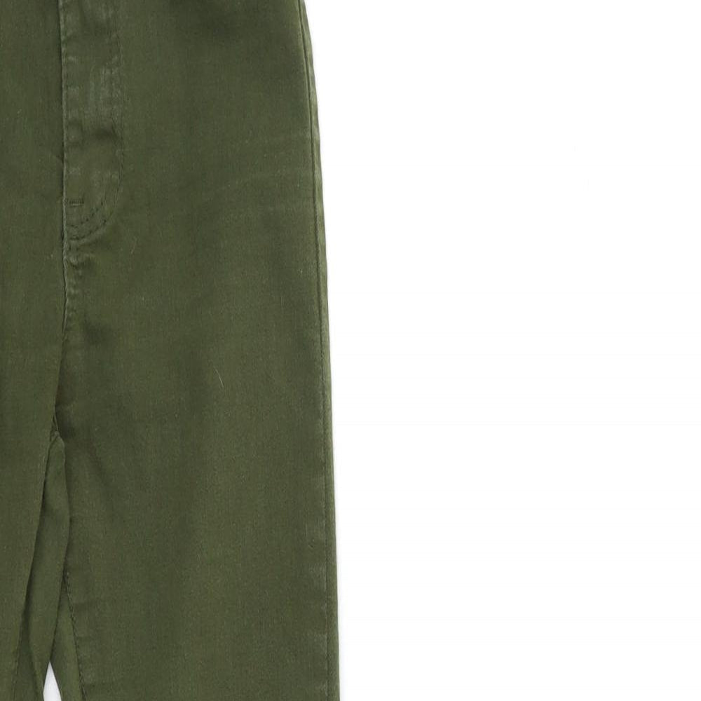 Portobello Womens Green  Denim Skinny Jeans Size 6 L26 in