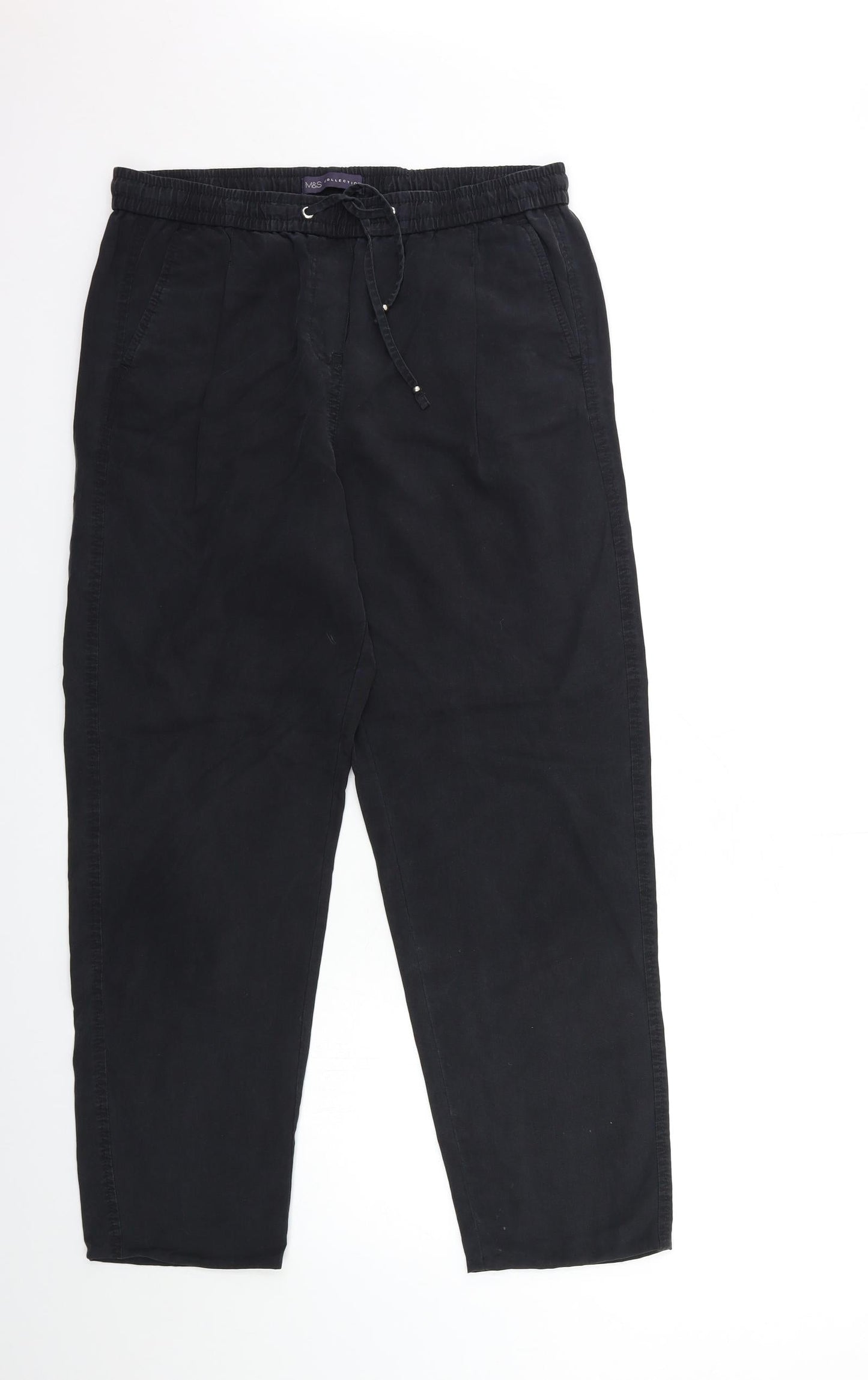 Marks and Spencer Womens Grey   Trousers  Size 12 L27 in