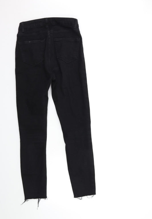 New Look Womens Black  Denim Skinny Jeans Size 8 L25 in
