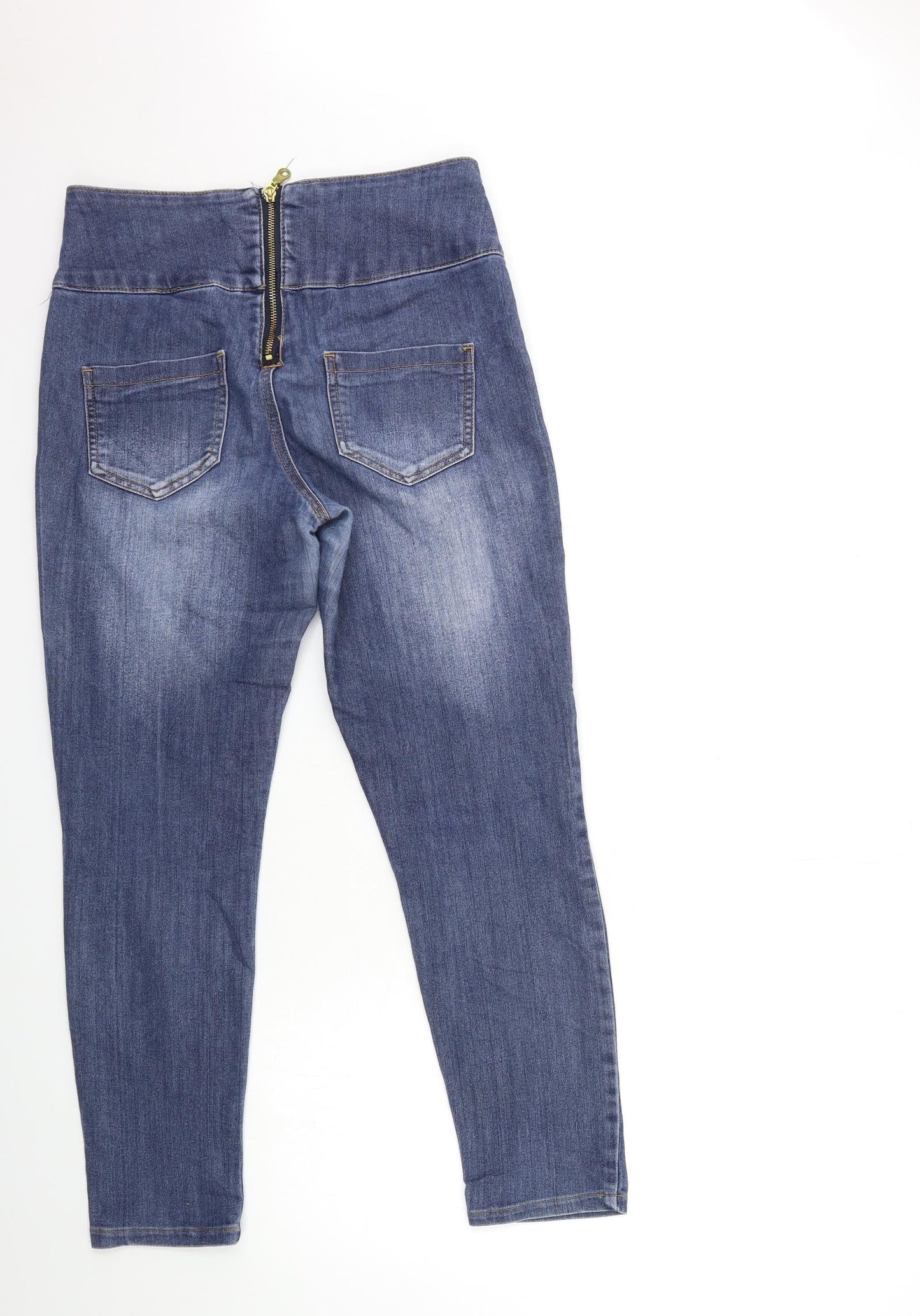 Pieces Womens Blue  Denim Skinny Jeans Size M L27 in