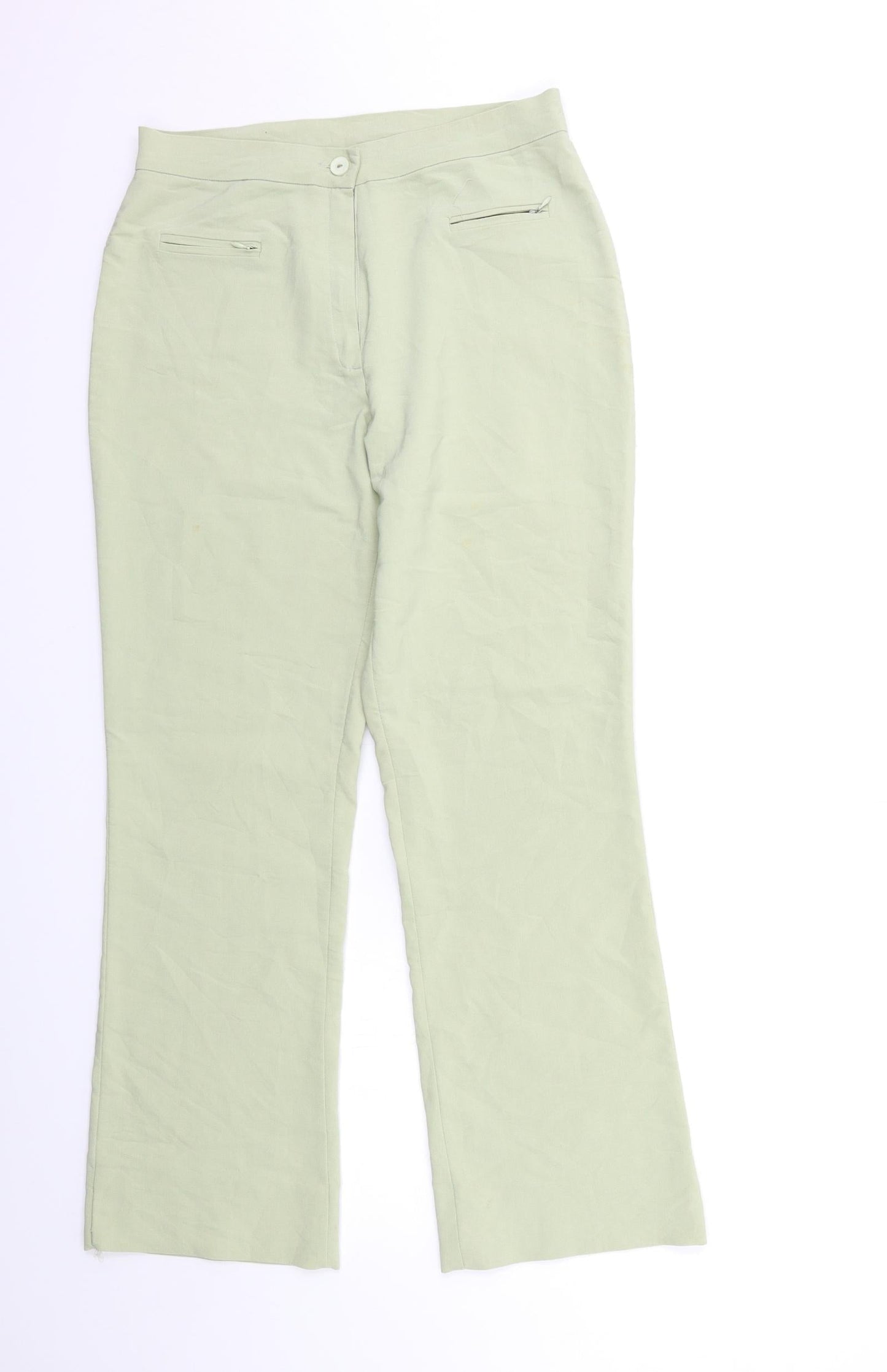 Preworn Womens Green   Trousers  Size 28 in L28 in