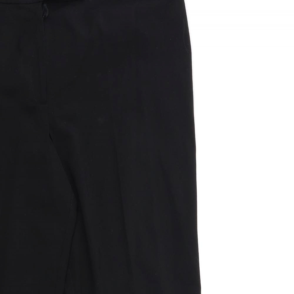 AMARANTO Womens Black   Trousers  Size 16 L29 in