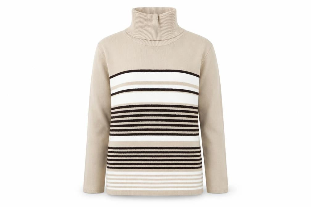 pure and natural Womens Multicoloured Striped  Pullover Jumper Size 10