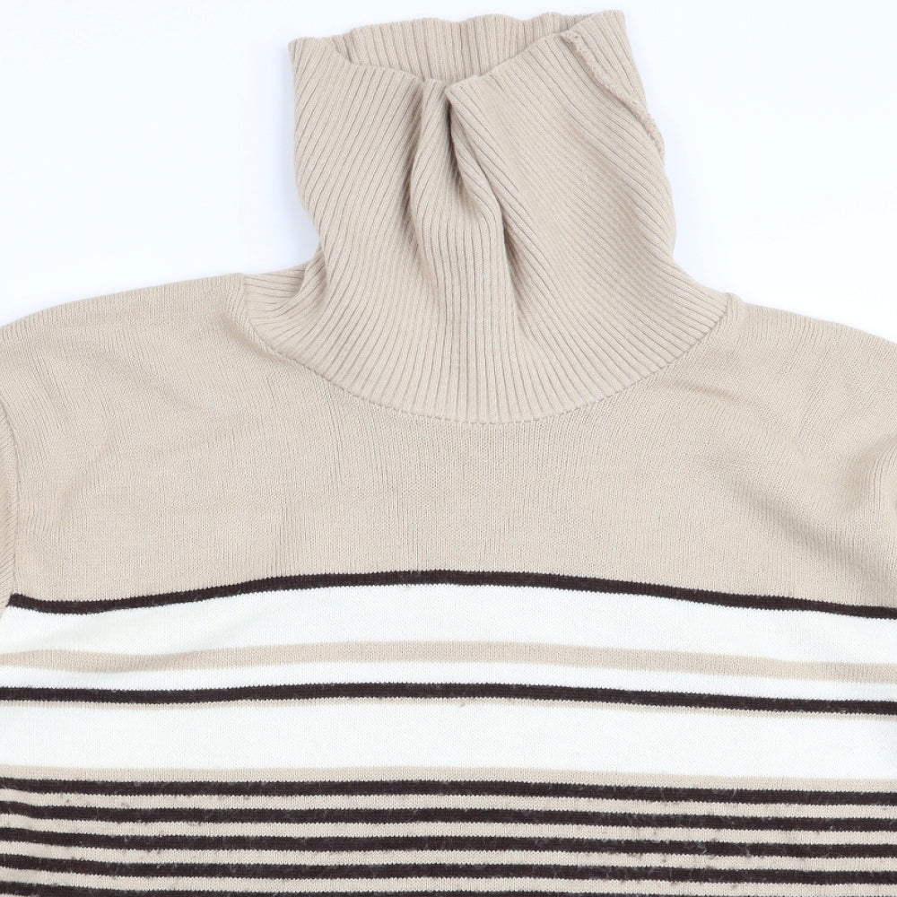 pure and natural Womens Multicoloured Striped  Pullover Jumper Size 10