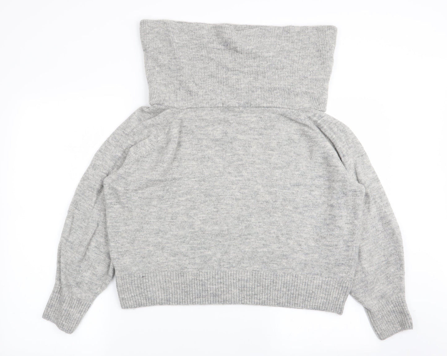 H&M Womens Grey   Pullover Jumper Size M