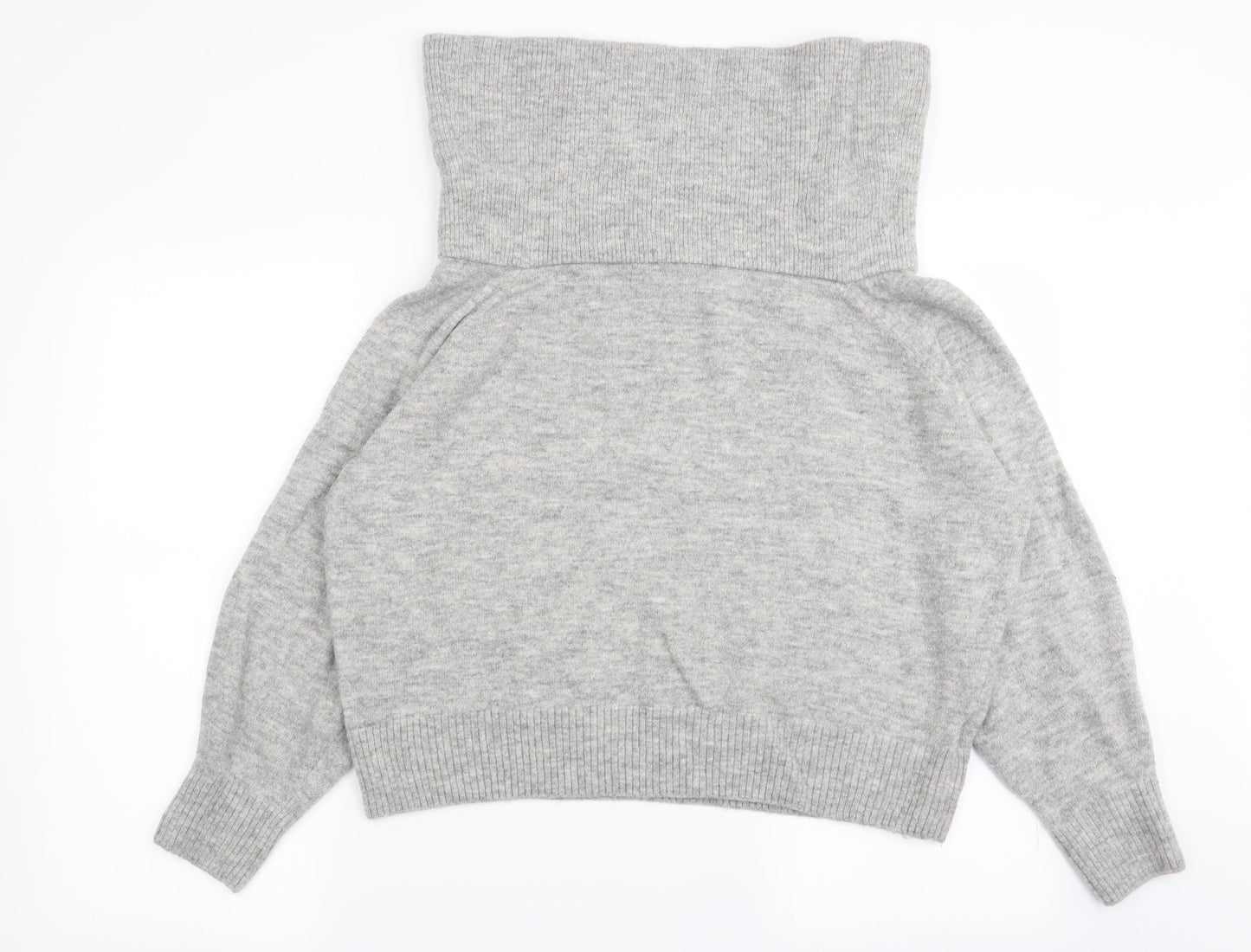 H&M Womens Grey   Pullover Jumper Size M