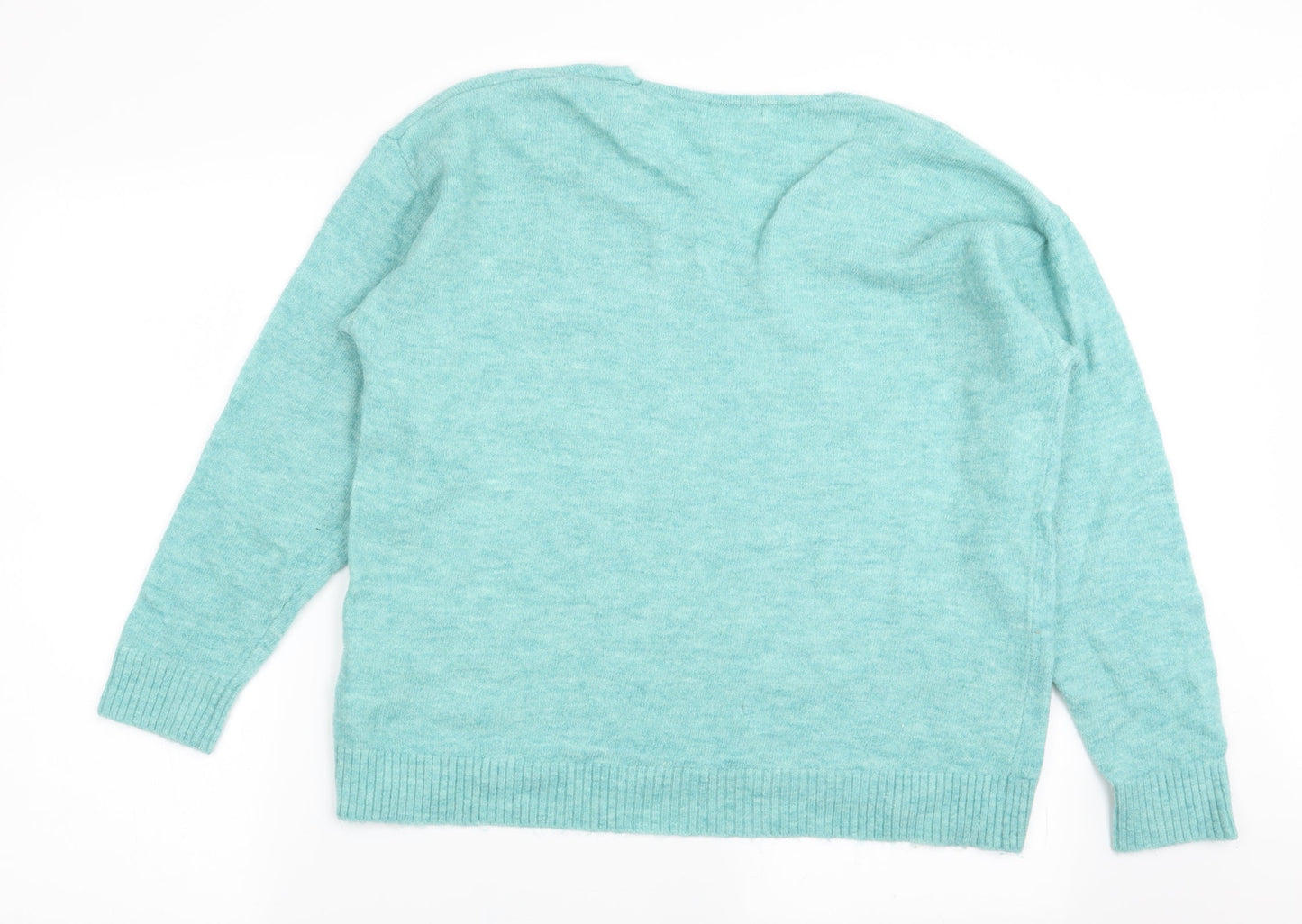 H&M Womens Blue   Pullover Jumper Size M
