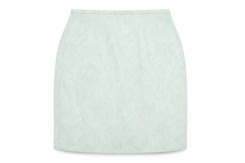 Dorothy Perkins Womens Green Floral  Flare Skirt Size 16