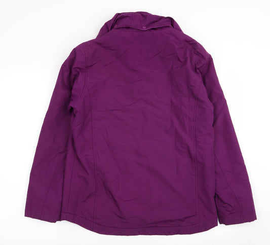 Maine Womens Purple   Jacket Coat Size 10