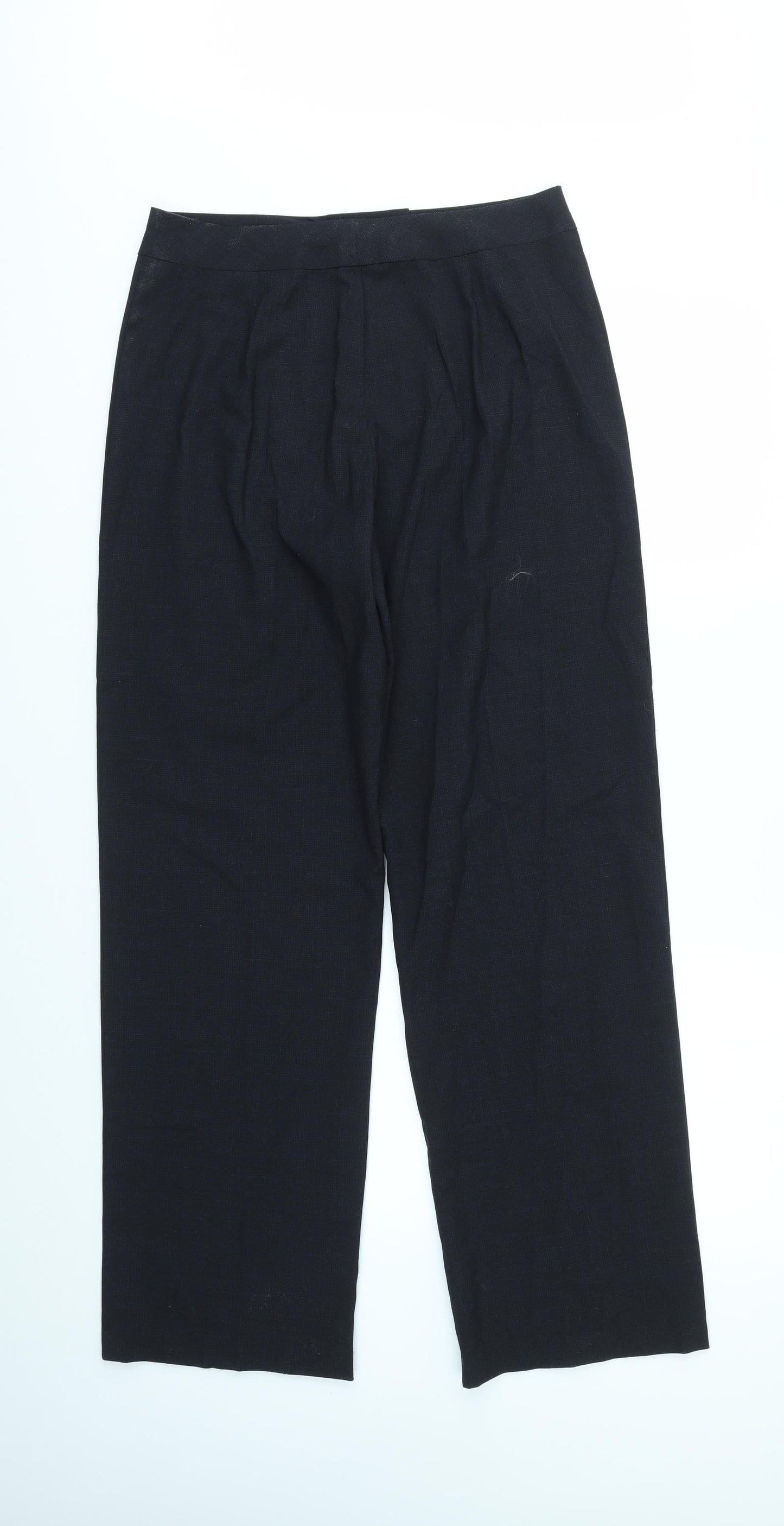 Preworn Womens Black   Trousers  Size 32 in L30 in