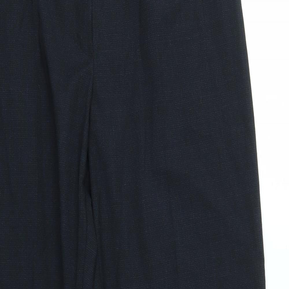 Preworn Womens Black   Trousers  Size 32 in L30 in