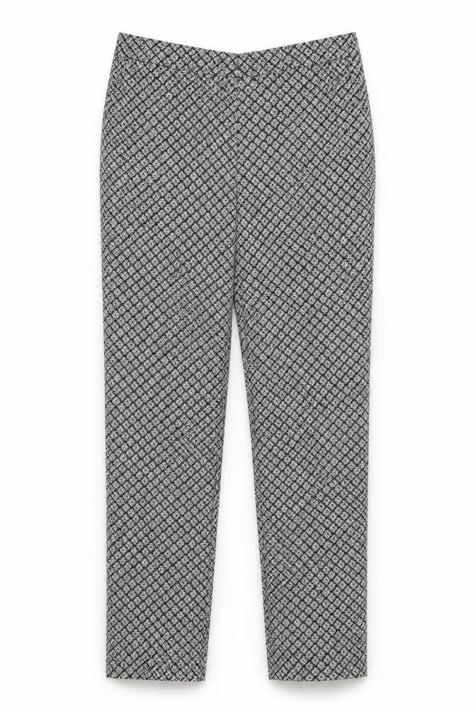 Primark Womens Multicoloured Geometric  Trousers  Size 10 L30 in - stretch waistband