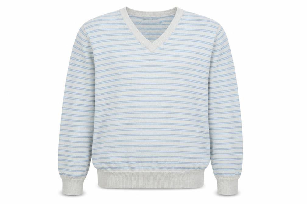 M&S Mens Multicoloured Striped  Pullover Sweatshirt Size M