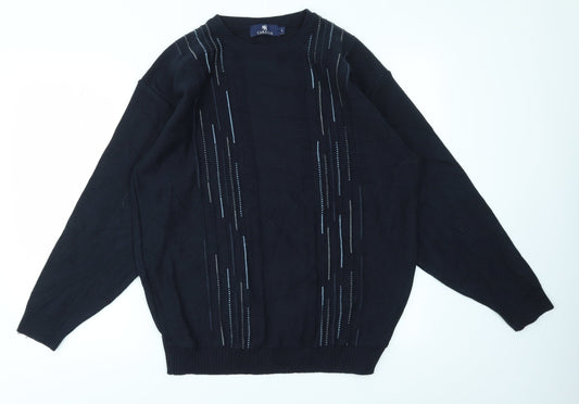 CARSON  Mens Blue   Pullover Sweatshirt Size L