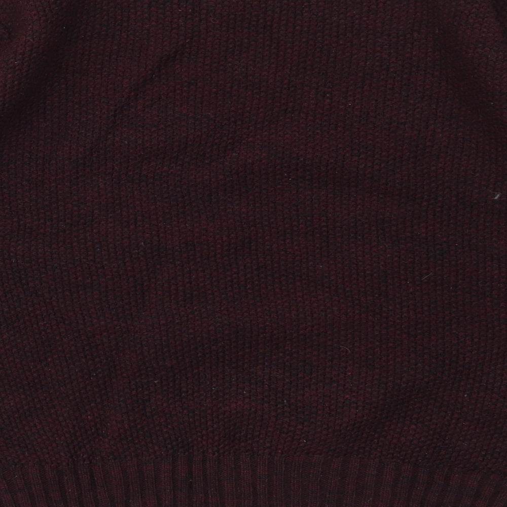 Primark Mens Purple Houndstooth  Pullover Sweatshirt Size M