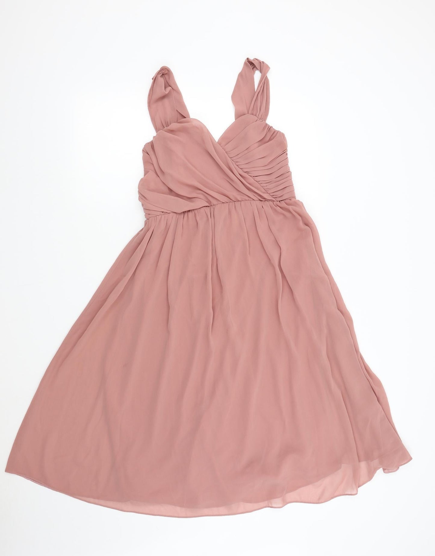 ASOS Womens Pink   Fit & Flare  Size 10