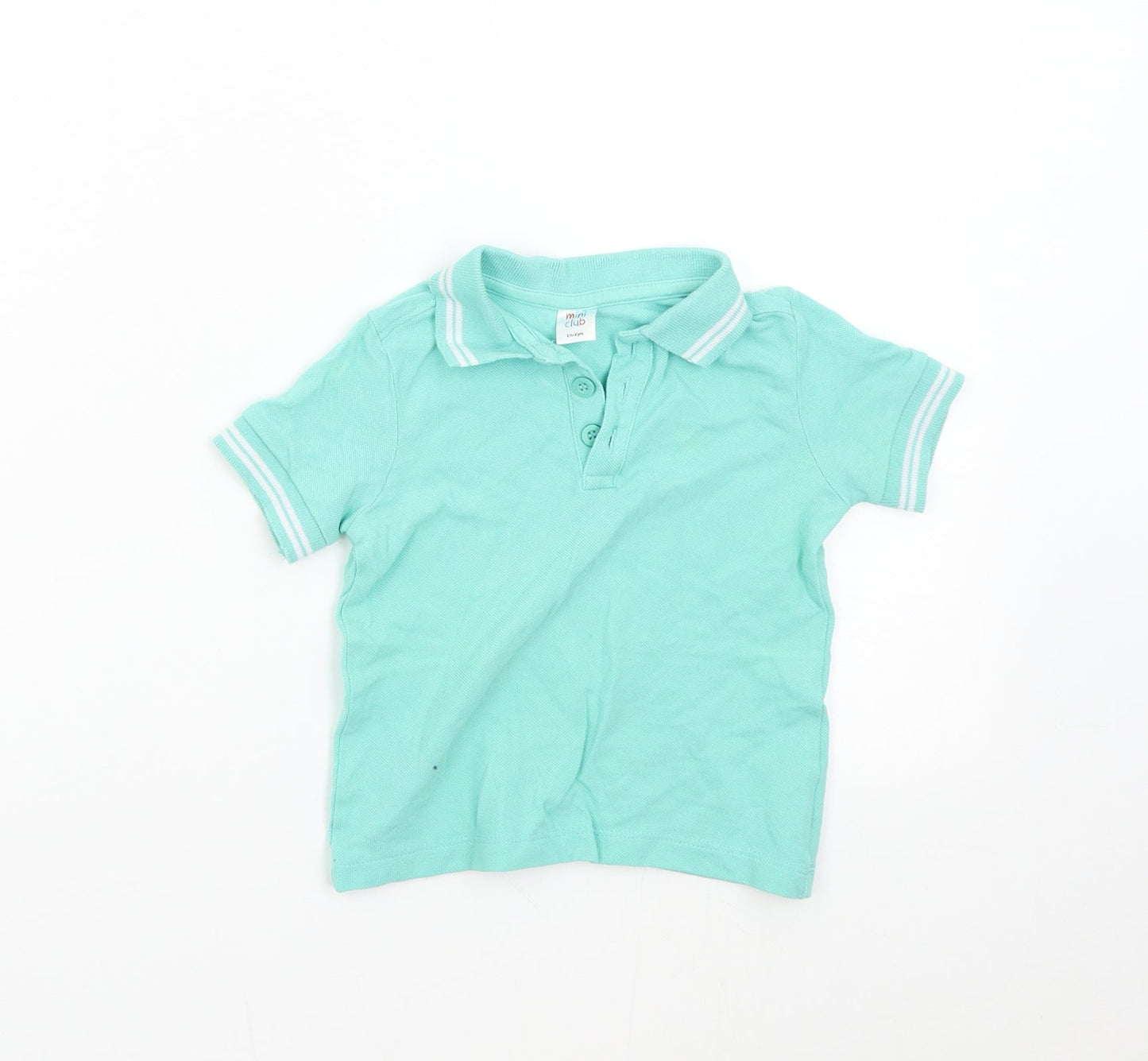 Mini Club Boys Green   Basic Polo Size 18-24 Months