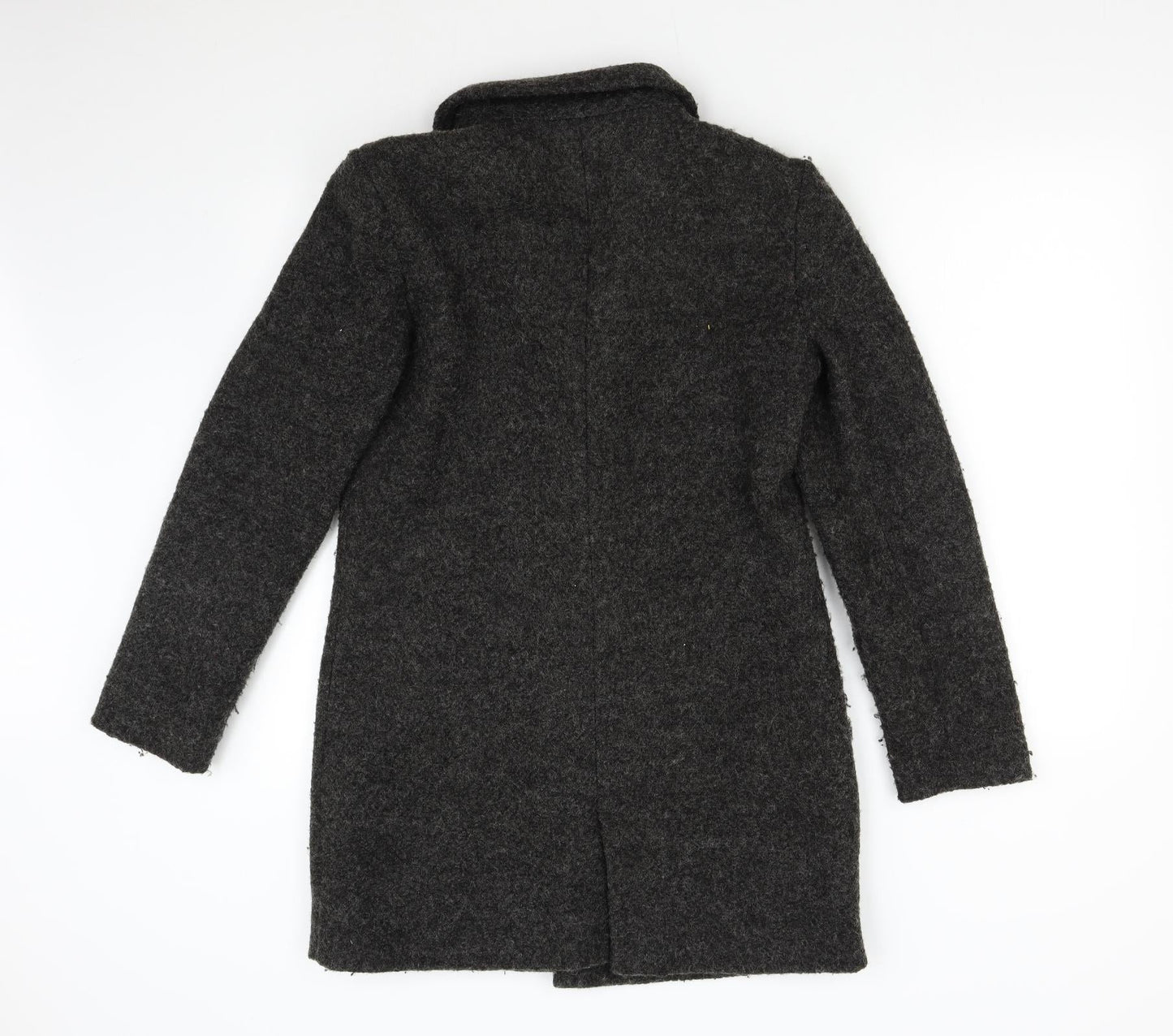 Jaqueline de Young Womens Grey   Overcoat Coat Size M