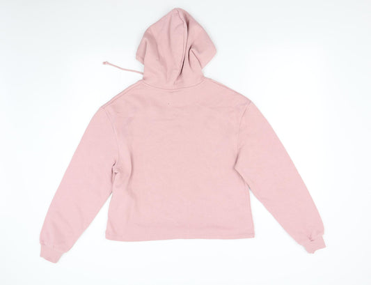 Pieces Womens Pink   Pullover Hoodie Size XS