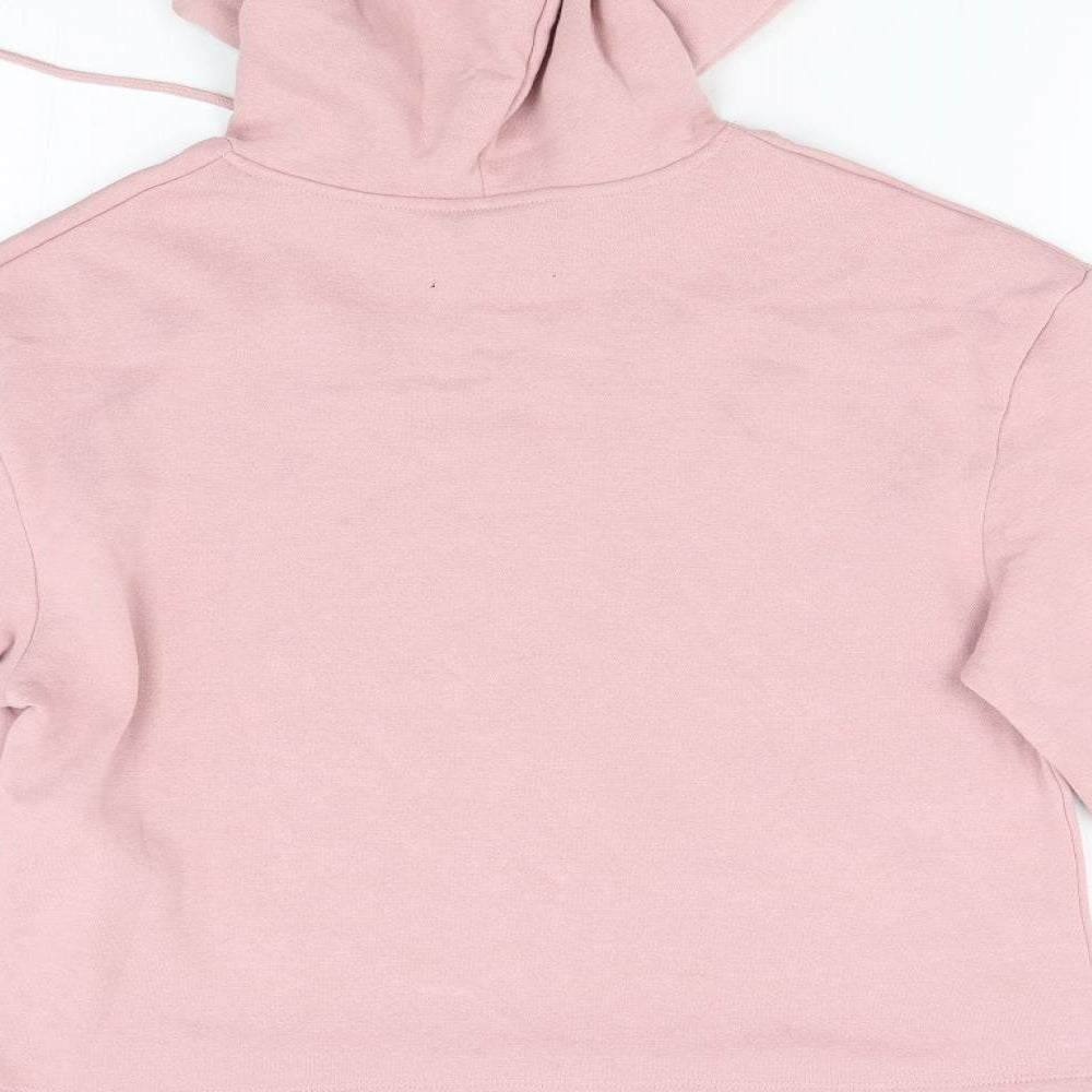 Pieces Womens Pink   Pullover Hoodie Size XS