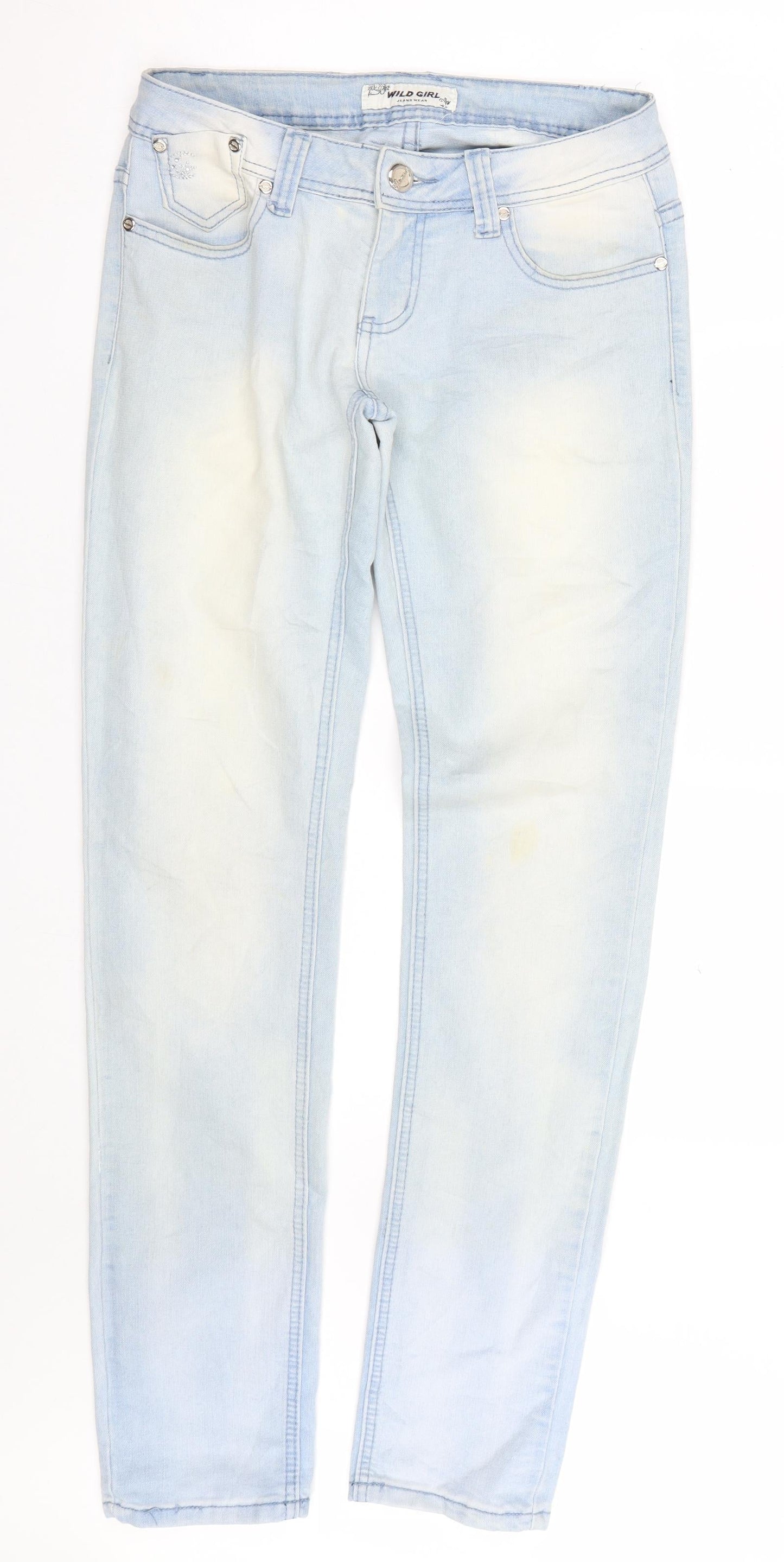 Wild girl Womens Blue  Denim Straight Jeans Size 29 L31 in
