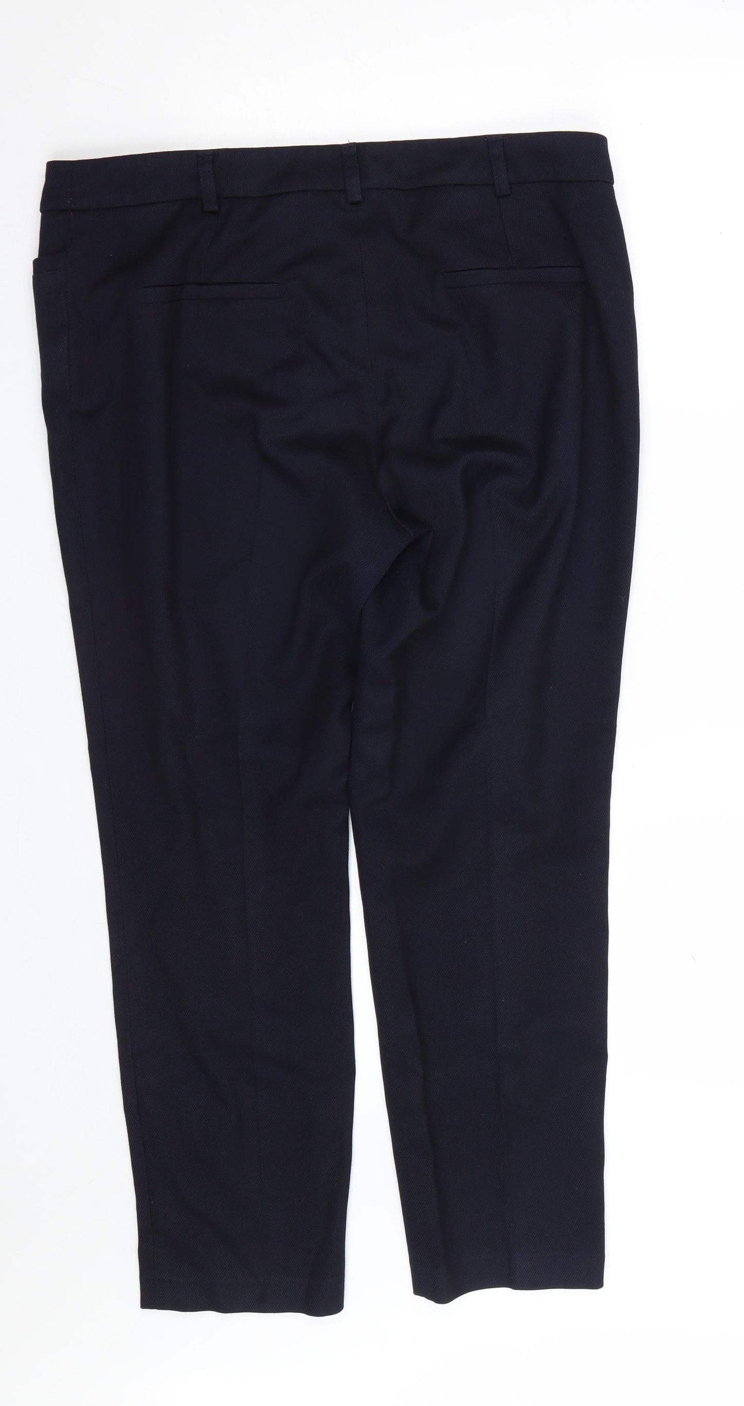 NEXT Womens Blue   Trousers  Size 14 L25 in