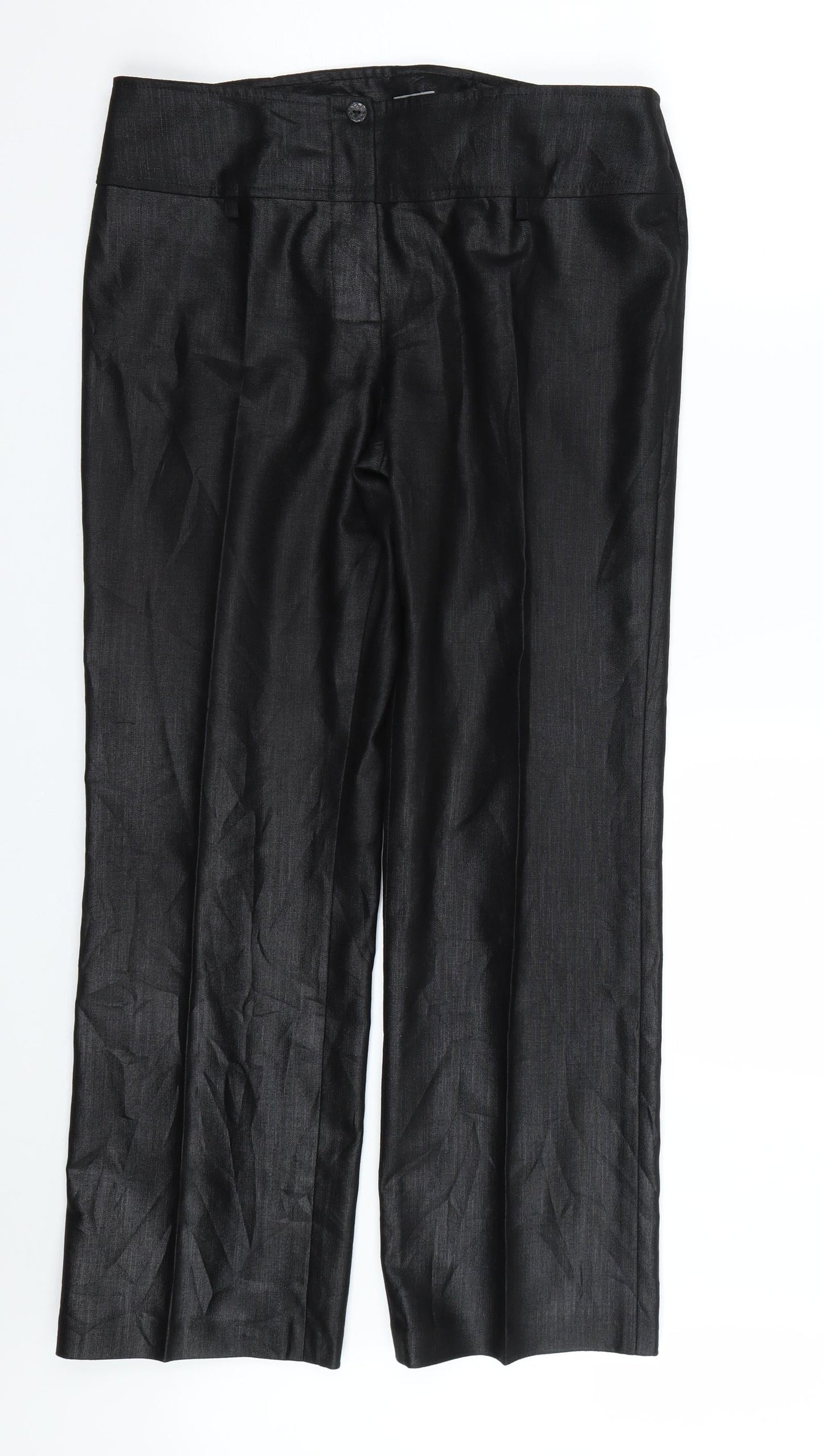 Sigma Womens Black   Trousers  Size 14 L27 in