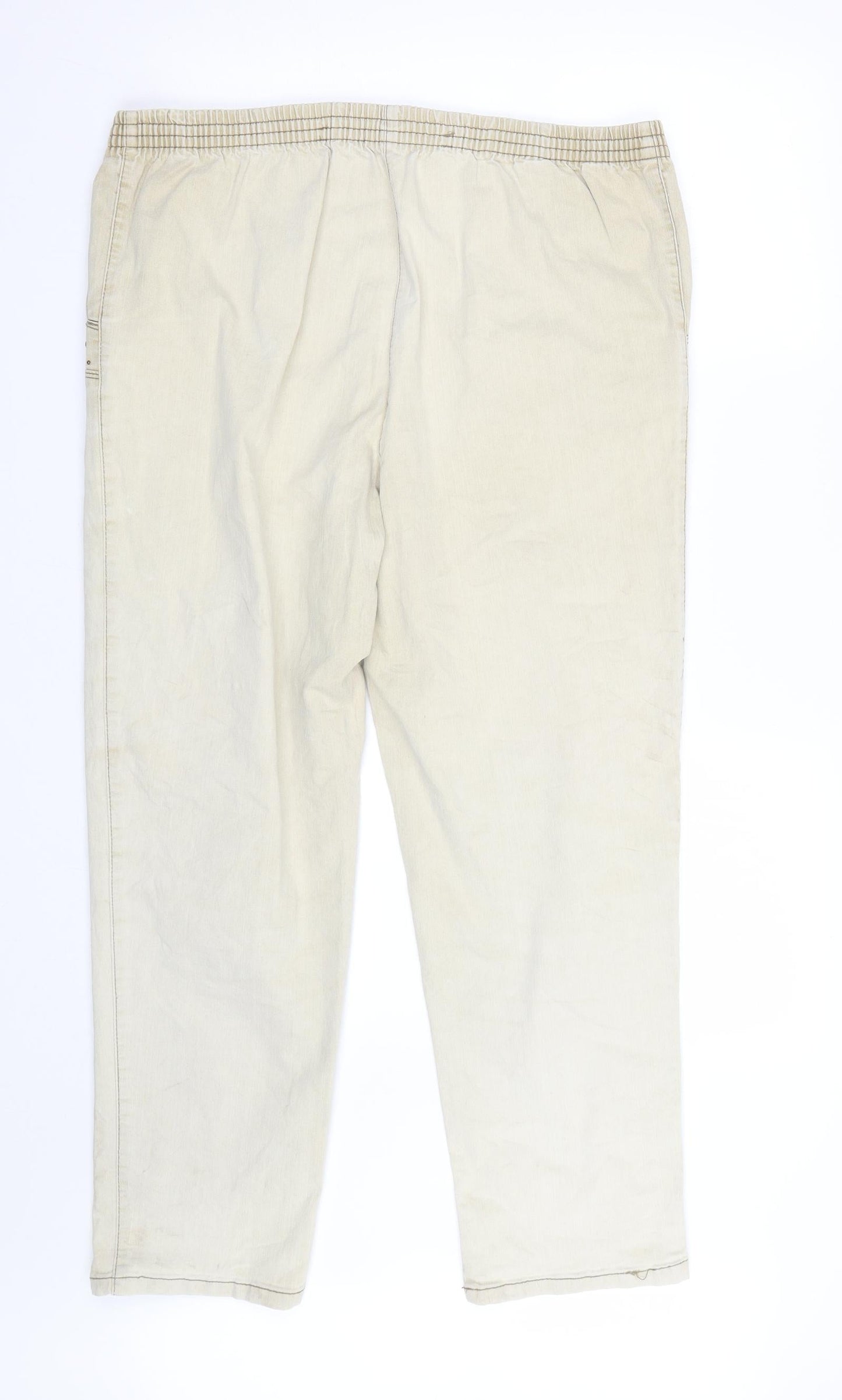 Preworn Womens Beige   Trousers  Size 36 L26 in