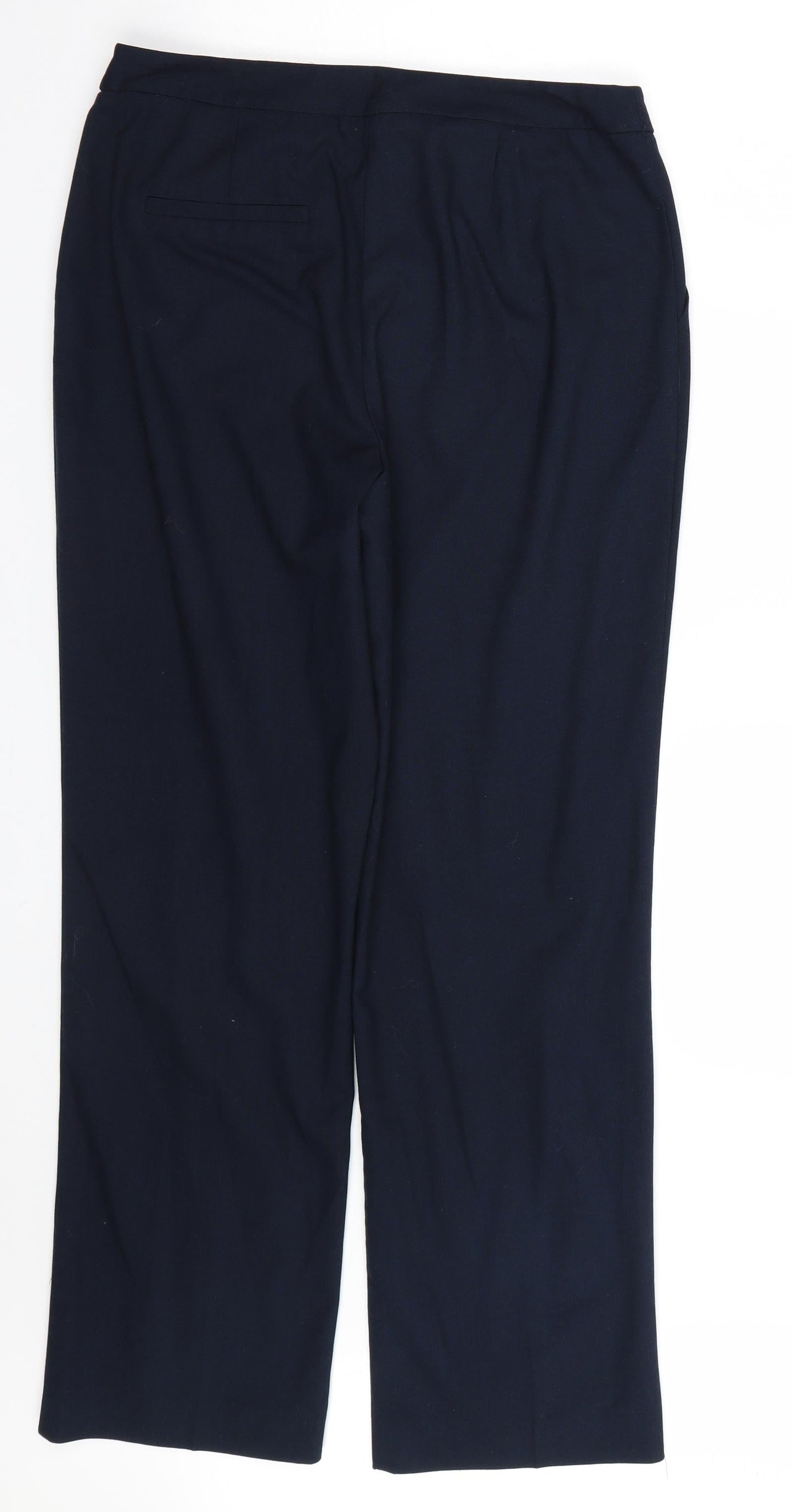 Papaya Womens Blue   Trousers  Size 10 L27 in