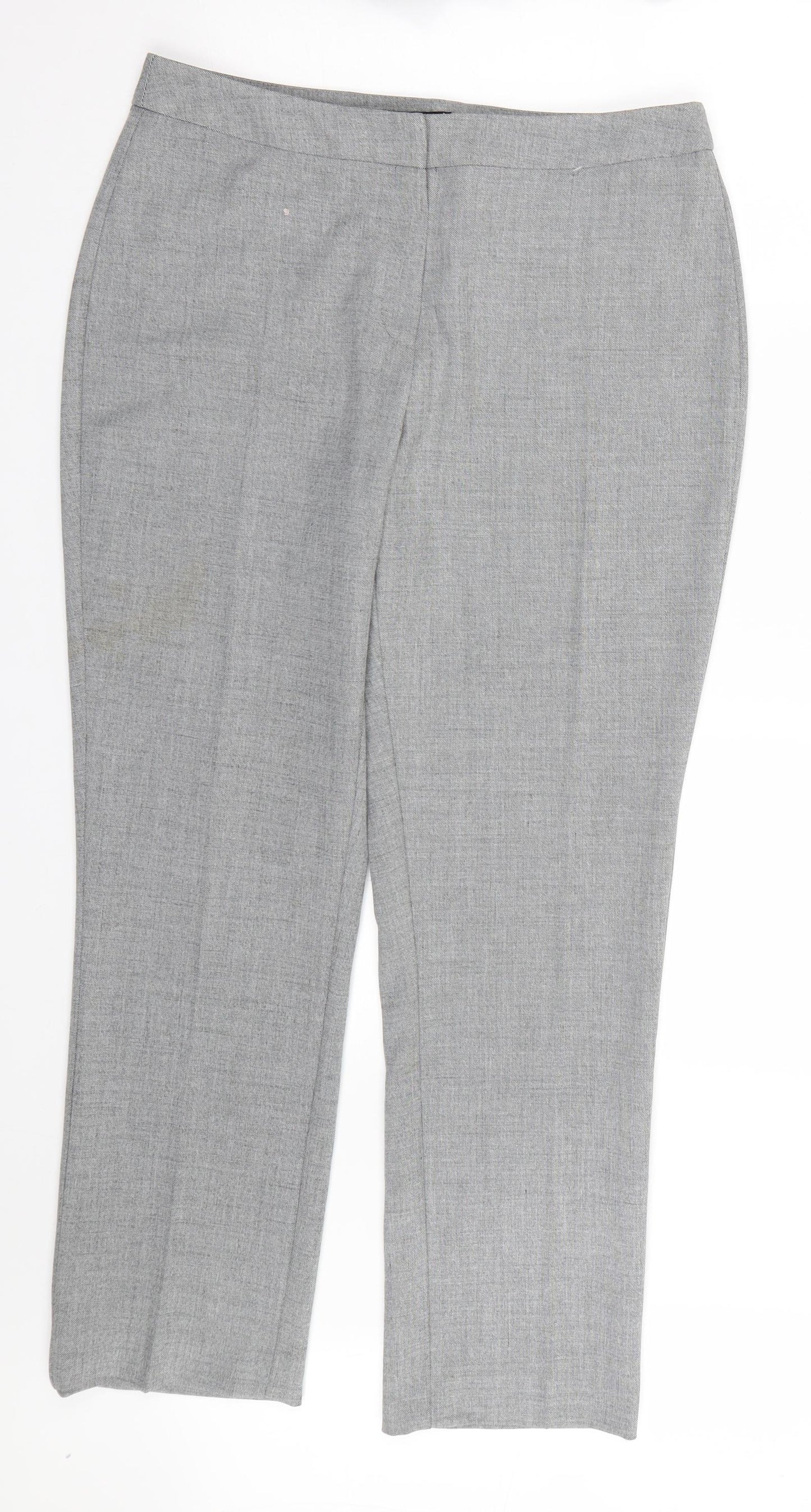 Debenhams Womens Grey   Trousers  Size 10 L28 in