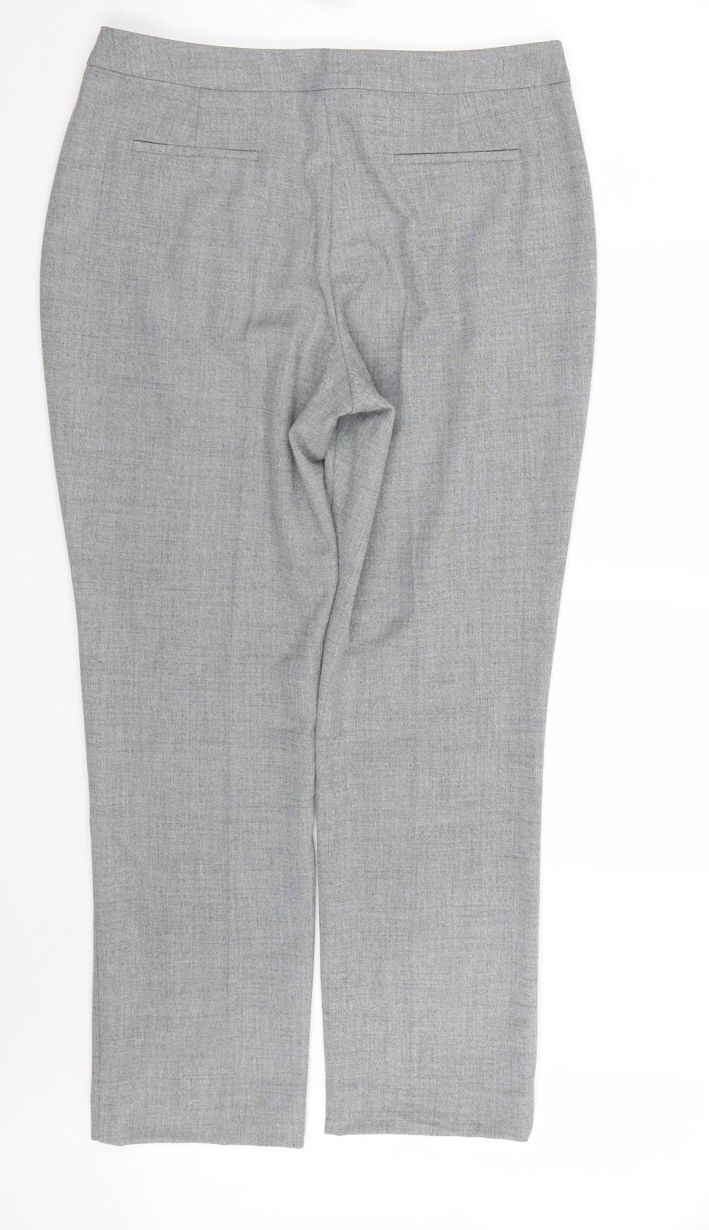 Debenhams Womens Grey   Trousers  Size 10 L28 in