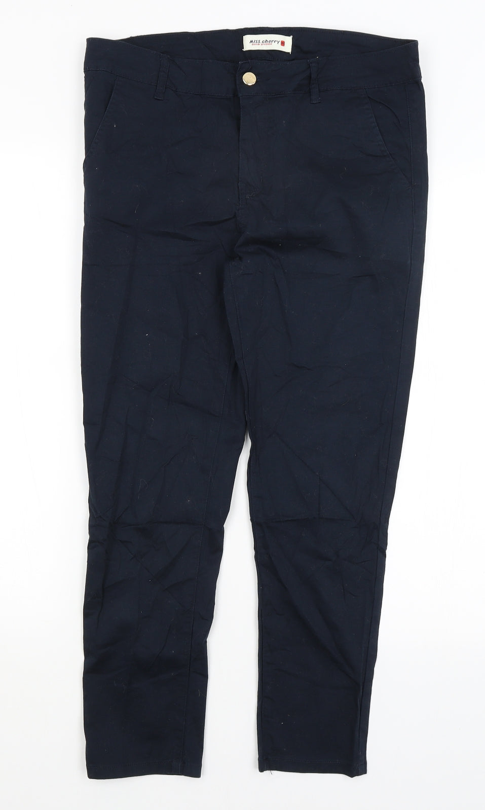 Miss Cherry Womens Blue   Trousers  Size 31 in L24 in
