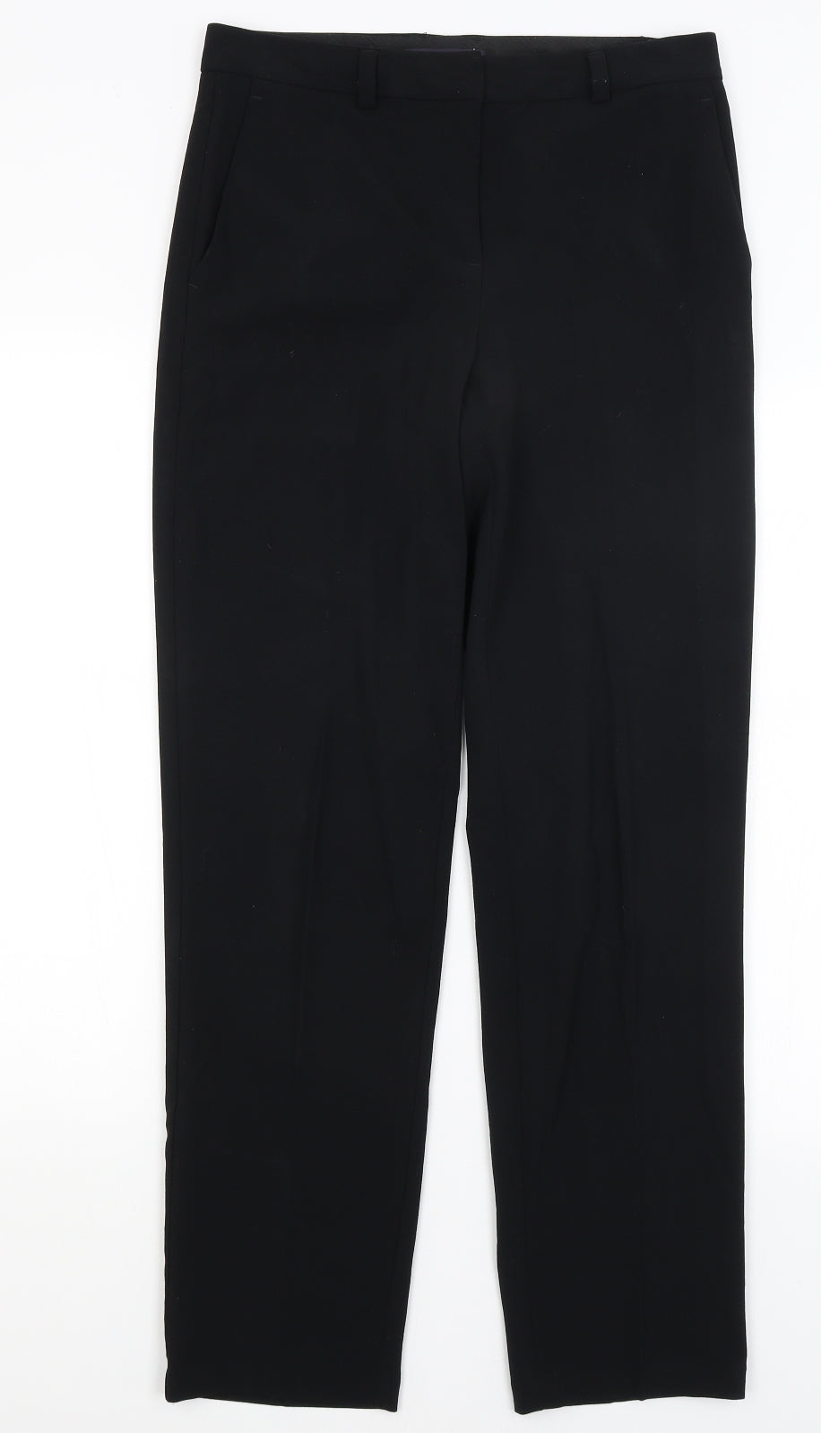 M&S Womens Black   Dress Pants Trousers Size 10 L30 in