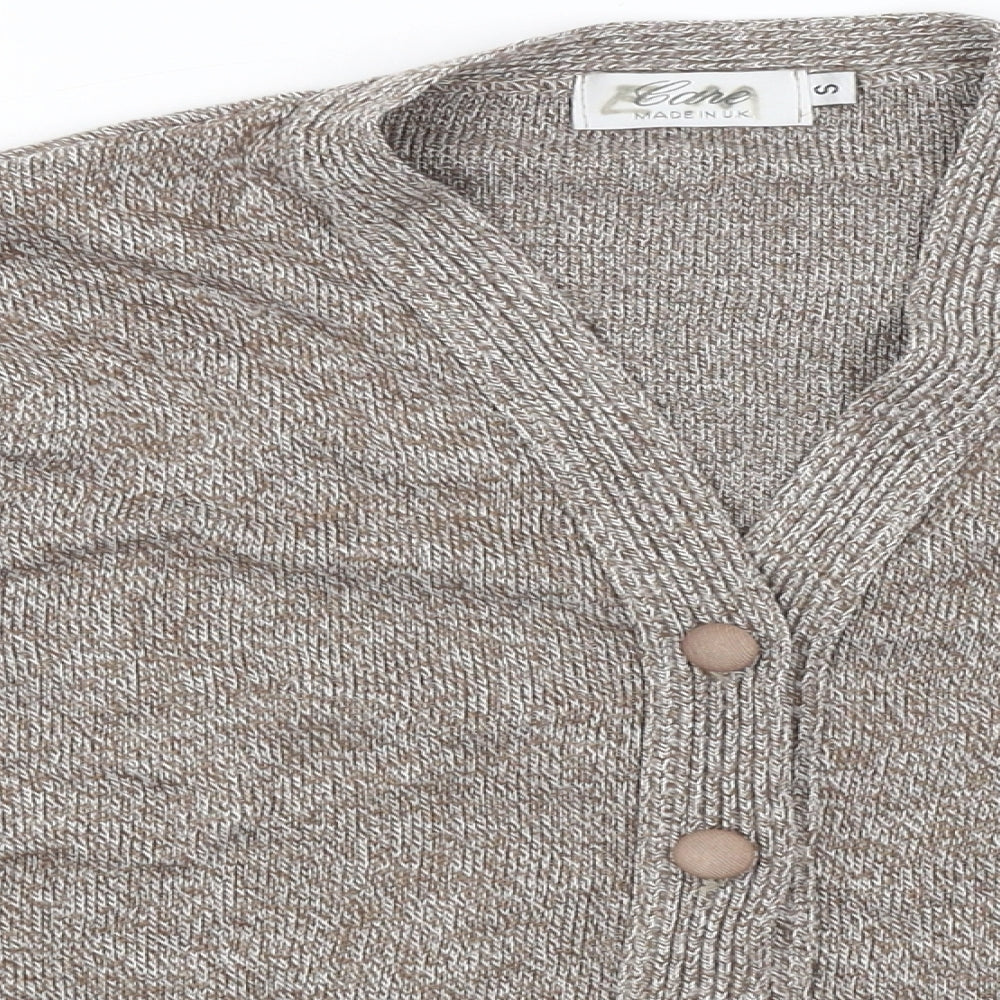 Care Womens Brown   Cardigan Jumper Size S