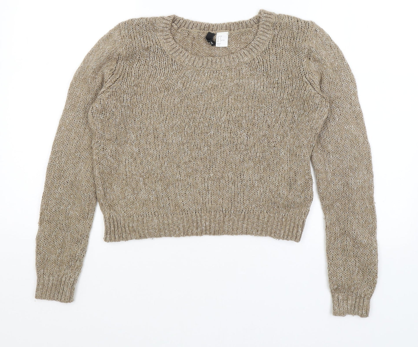 Divided Womens Brown   Pullover Jumper Size 6