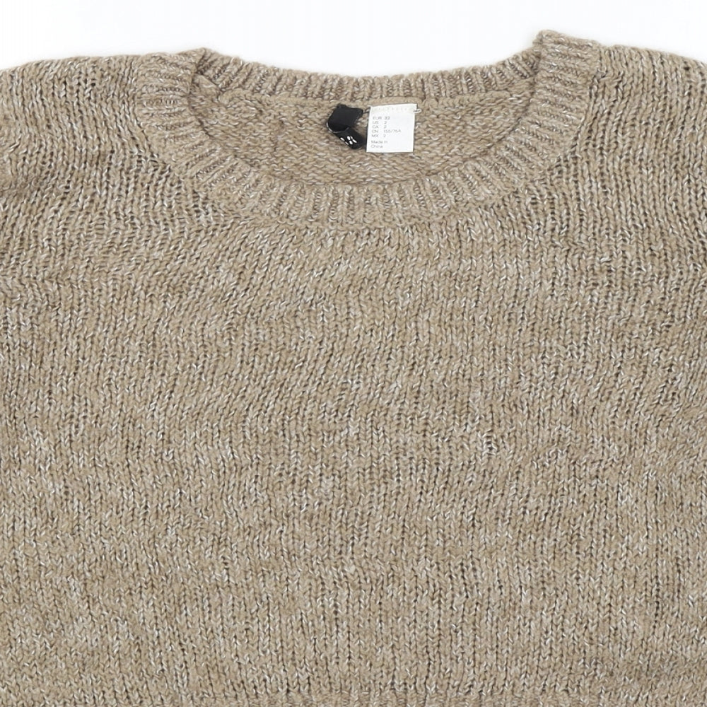 Divided Womens Brown   Pullover Jumper Size 6