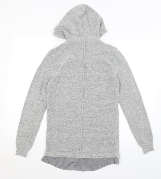 River Island Womens Grey   Pullover Hoodie Size XS