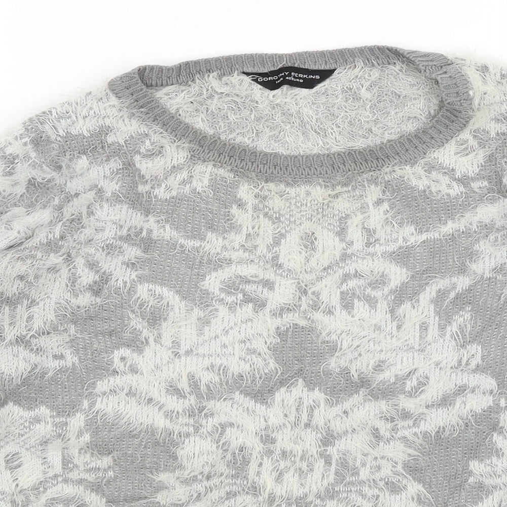 Dorothy Perkins Womens Grey   Pullover Jumper Size 14