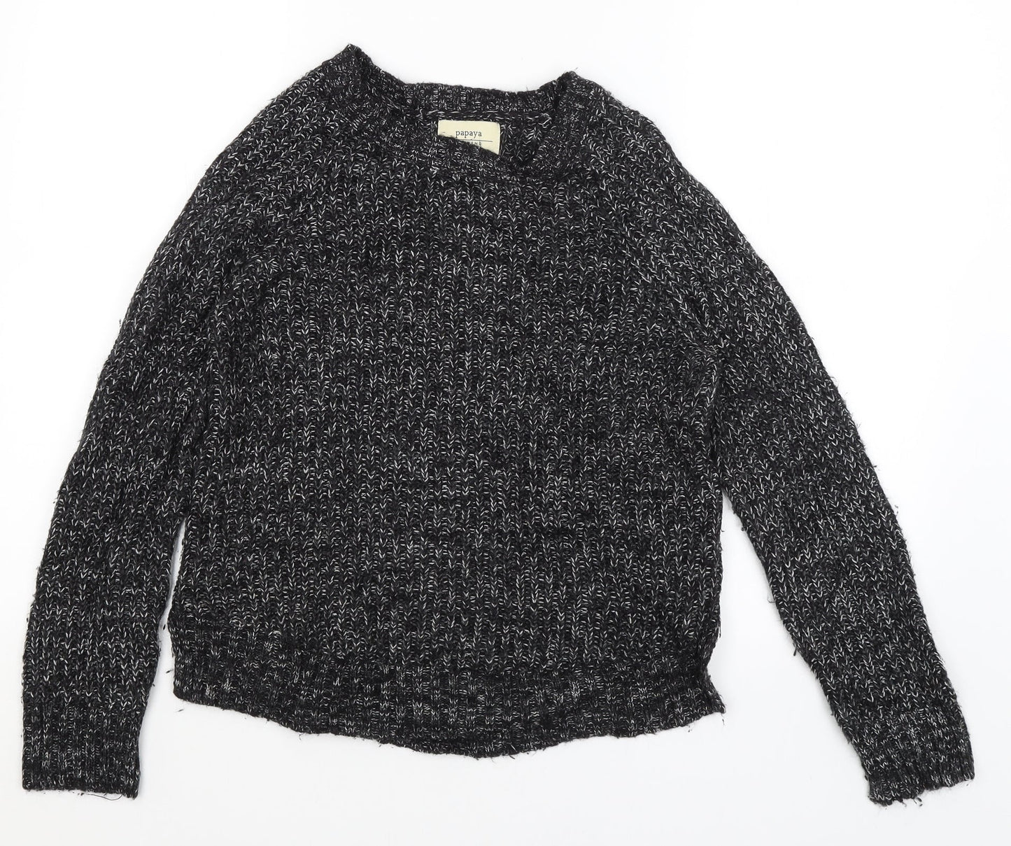 Papaya Womens Black   Pullover Jumper Size 8