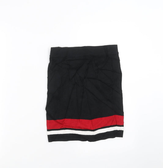 New Look Girls Black  Knit Straight & Pencil Skirt Size 12-13 Years