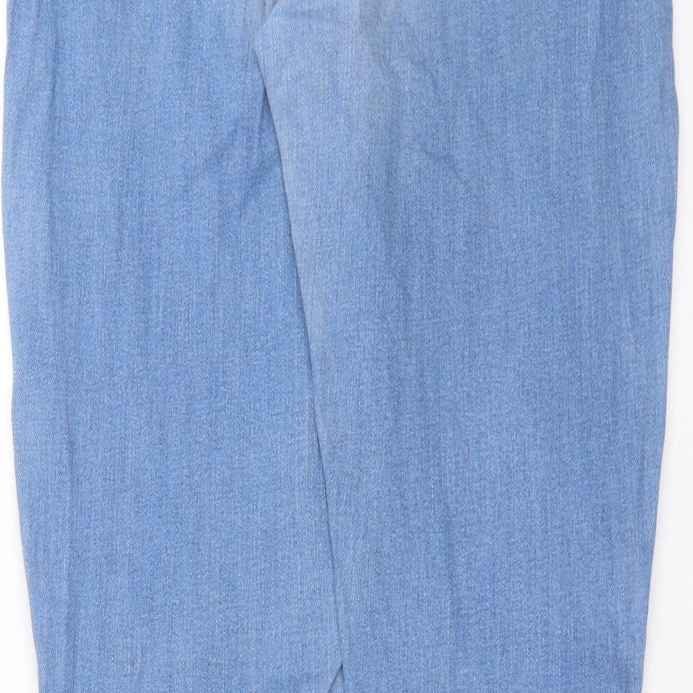 Dorothy Perkins Womens Blue  Denim Skinny Jeans Size 10 L32 in
