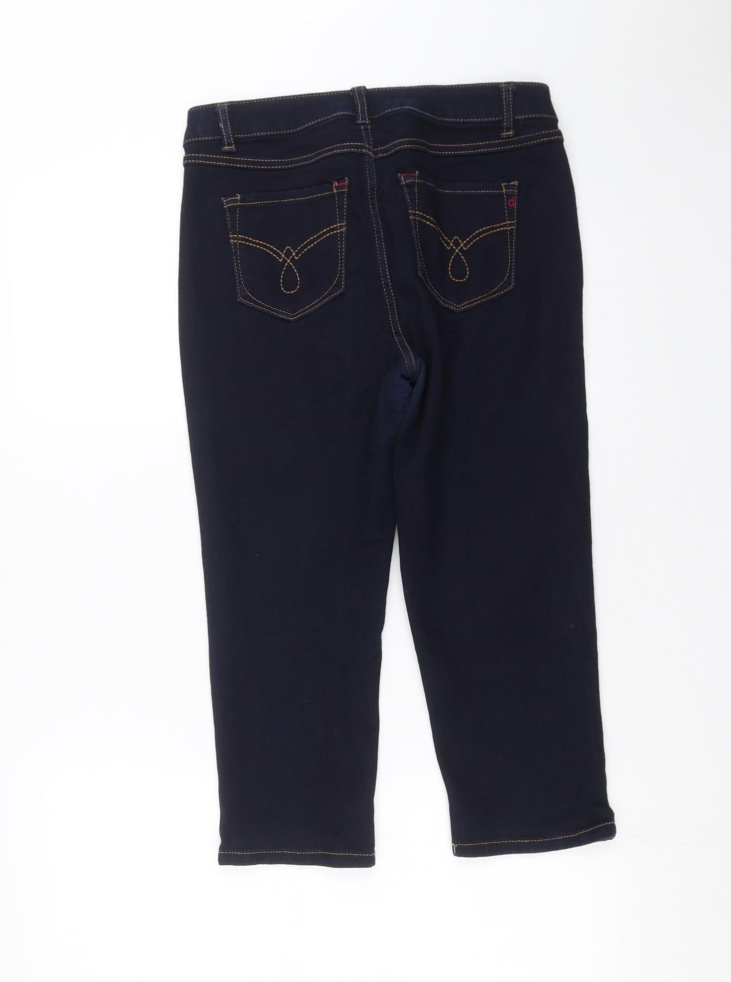 D. Jeans Womens Blue  Denim Cropped Jeans Size 6 L20 in