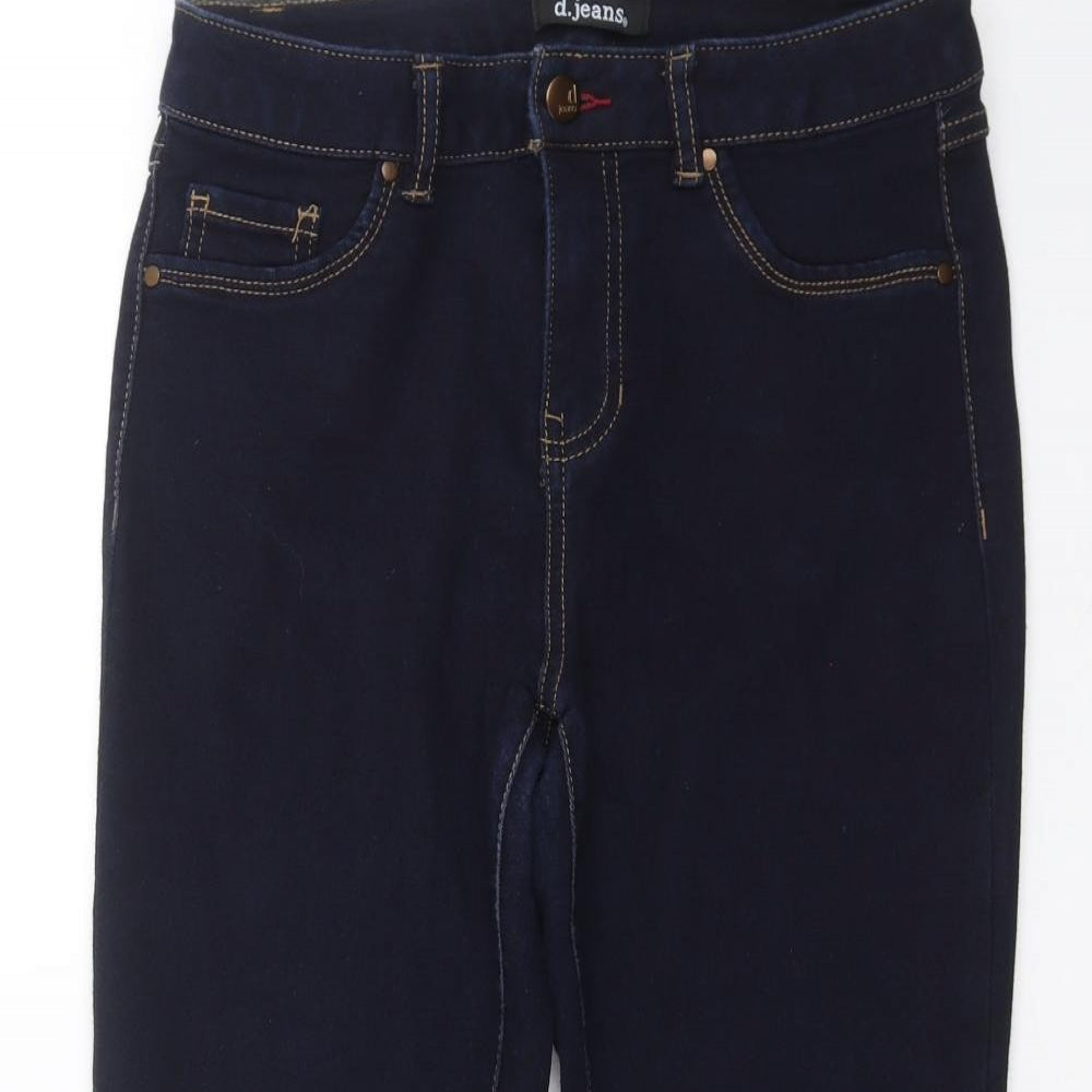 D. Jeans Womens Blue  Denim Cropped Jeans Size 6 L20 in